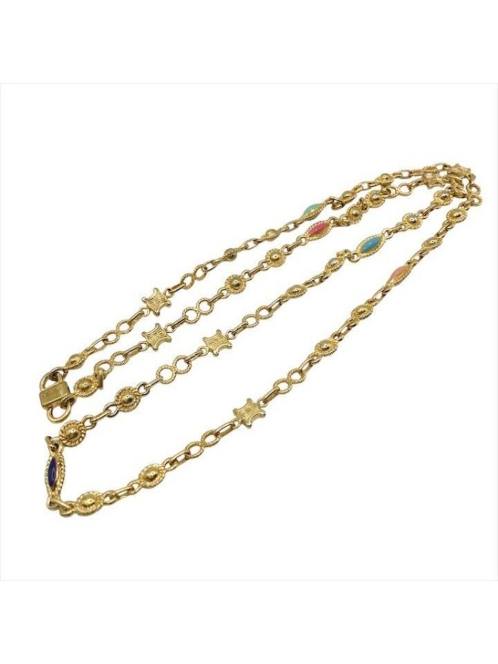 Celine Triomphe hmm Necklace LadyAccessories Gold - Picture 3 of 5